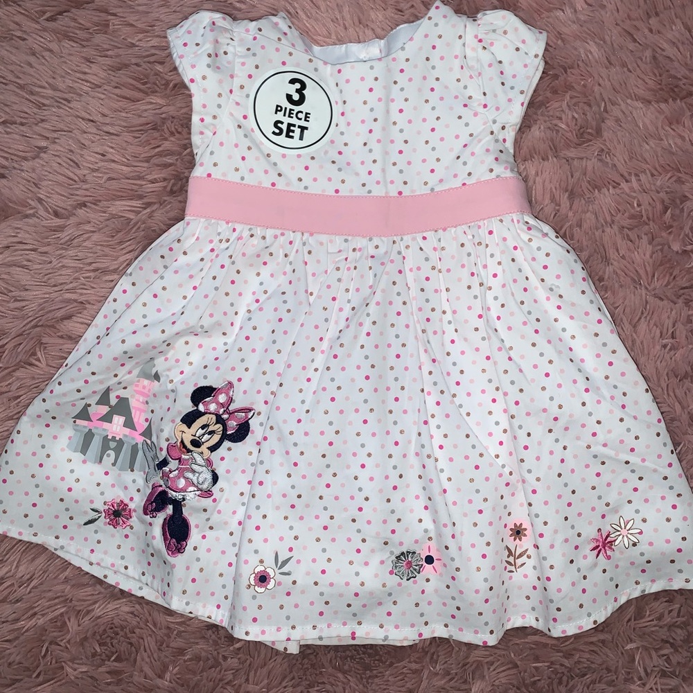 Girls Disney Minnie Mouse Dress 12mo